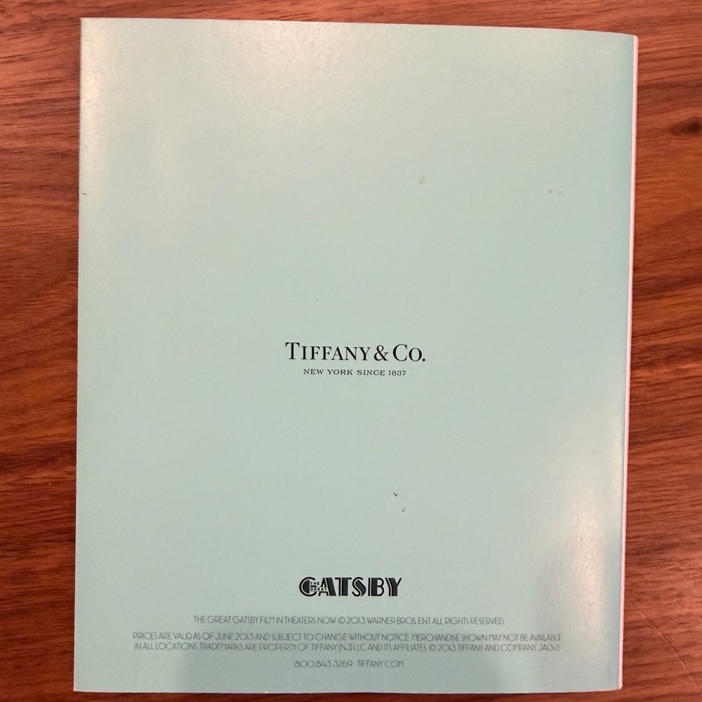 Tiffany & Co The Great Gatsby 2013 Jewelry Collection Lookbook Brochure Ziegfeld
